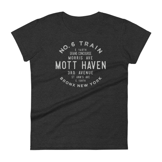 Mott Haven Bronx NYC Women's Grid Tee