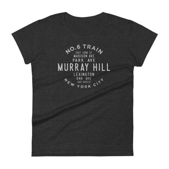 Murray Hill Manhattan NYC Women's Grid Tee