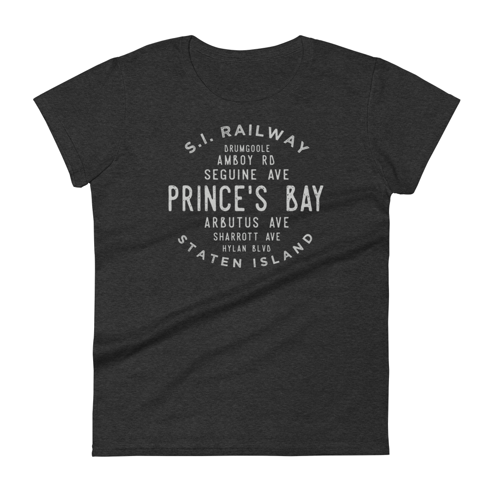 Prince's Bay Staten Island NYC Women's Grid Tee