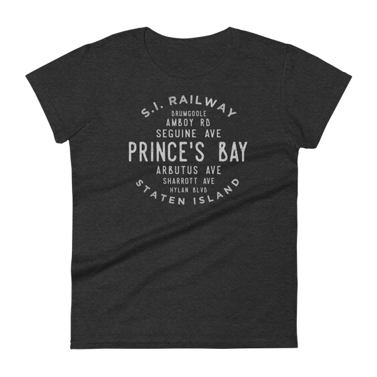 Prince's Bay Staten Island NYC Women's Grid Tee