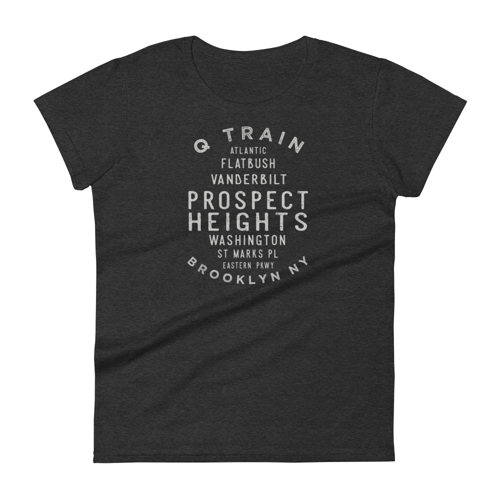 Prospect Heights Brooklyn NYC Women's Grid Tee