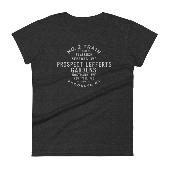 Prospect Lefferts Gardens Brooklyn NYC Women's Grid Tee