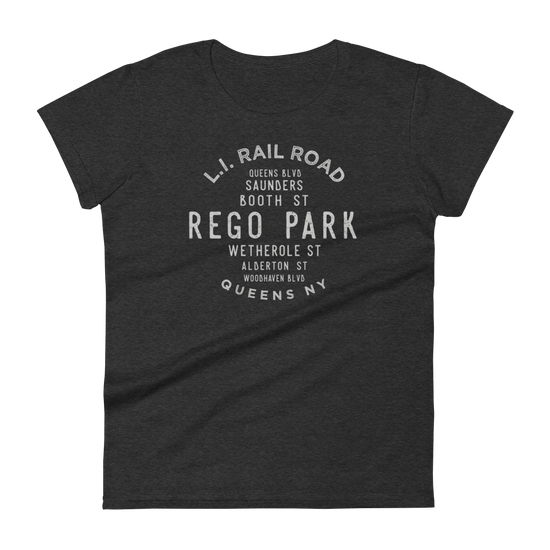 Rego Park Queens NYC Women's Grid Tee