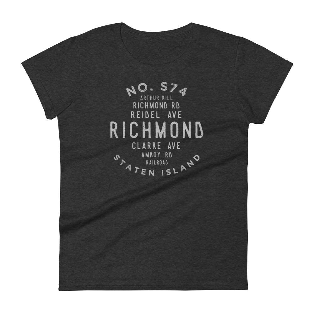 Richmond Staten Island NYC Women's Grid Tee