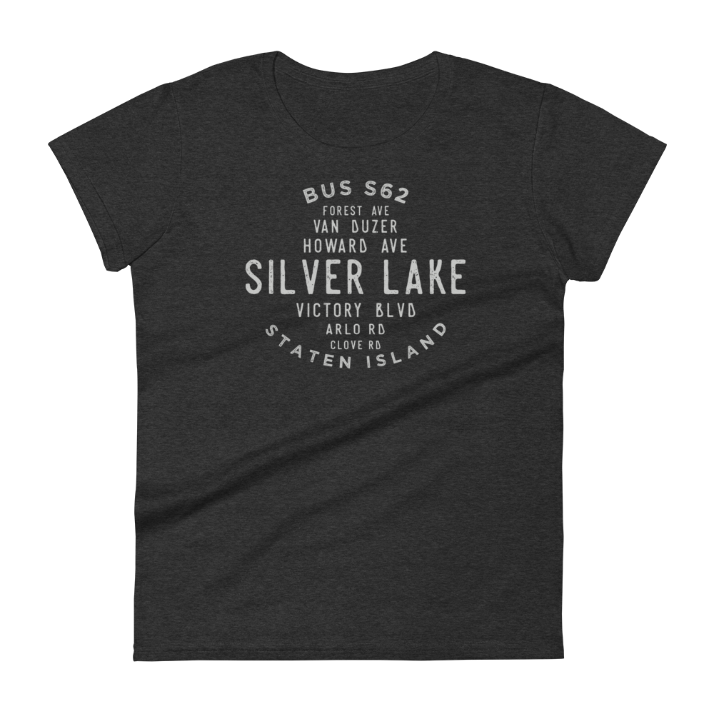 Silver Lake Staten Island NYC Women's Grid Tee