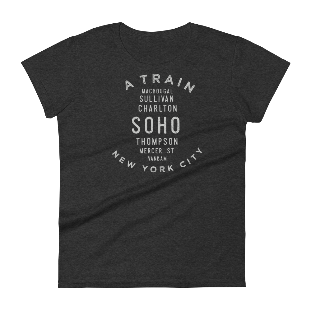 Soho Manhattan NYC Women's Grid Tee