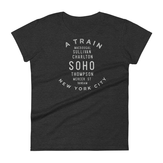 Soho Manhattan NYC Women's Grid Tee