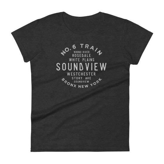 Soundview Bronx NYC Women's Grid Tee