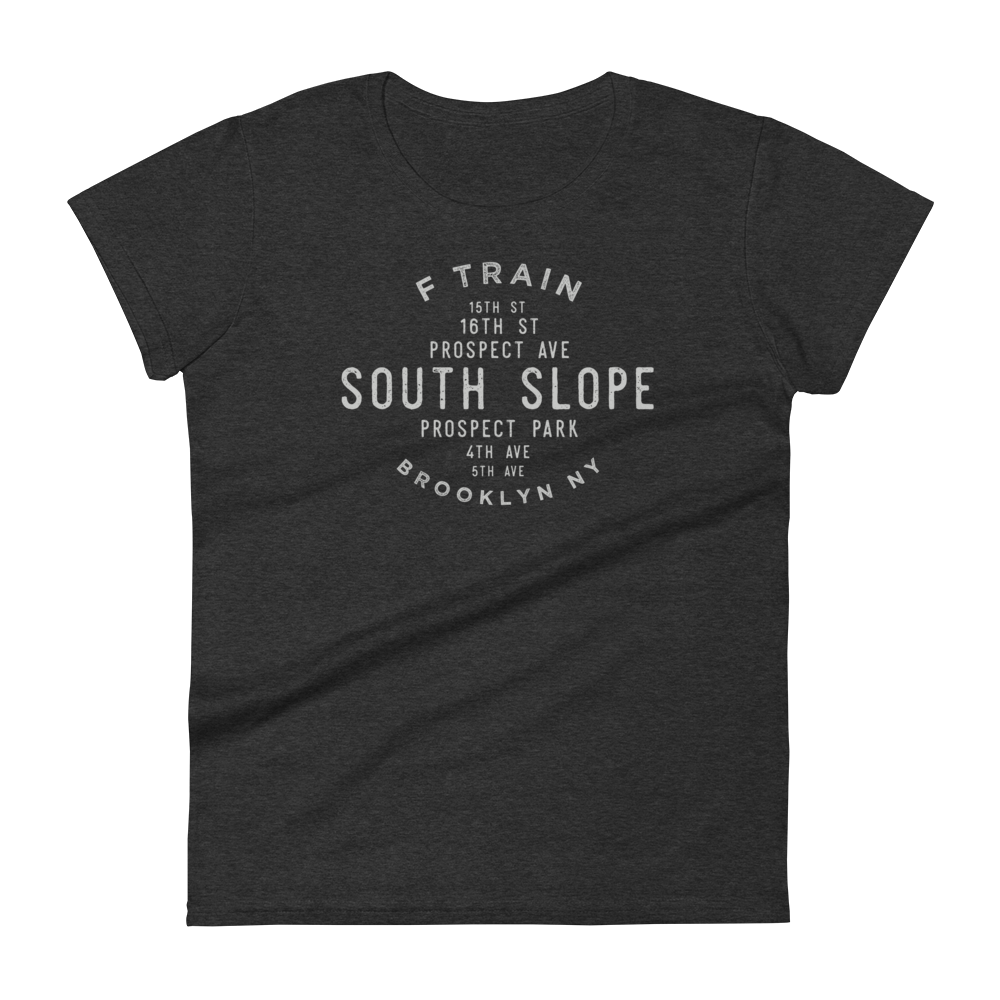 South Slope Brooklyn NYC Women's Grid Tee