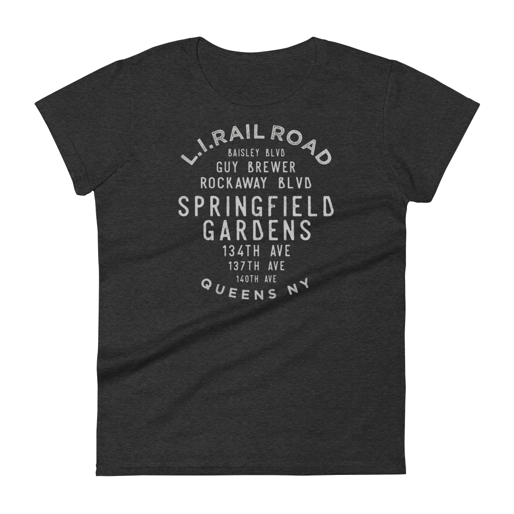 Springfield Gardens Queens NYC Women's Grid Tee