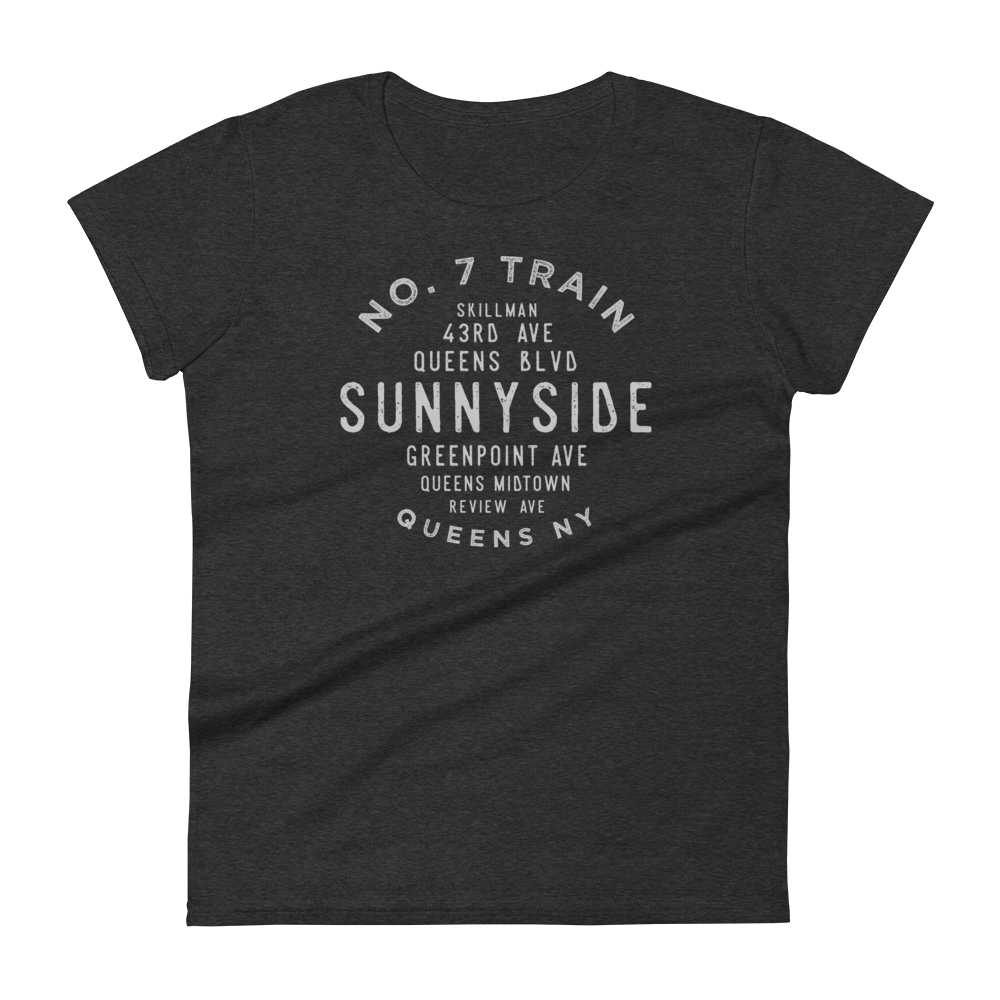 Sunnyside Queens NYC Women's Grid Tee