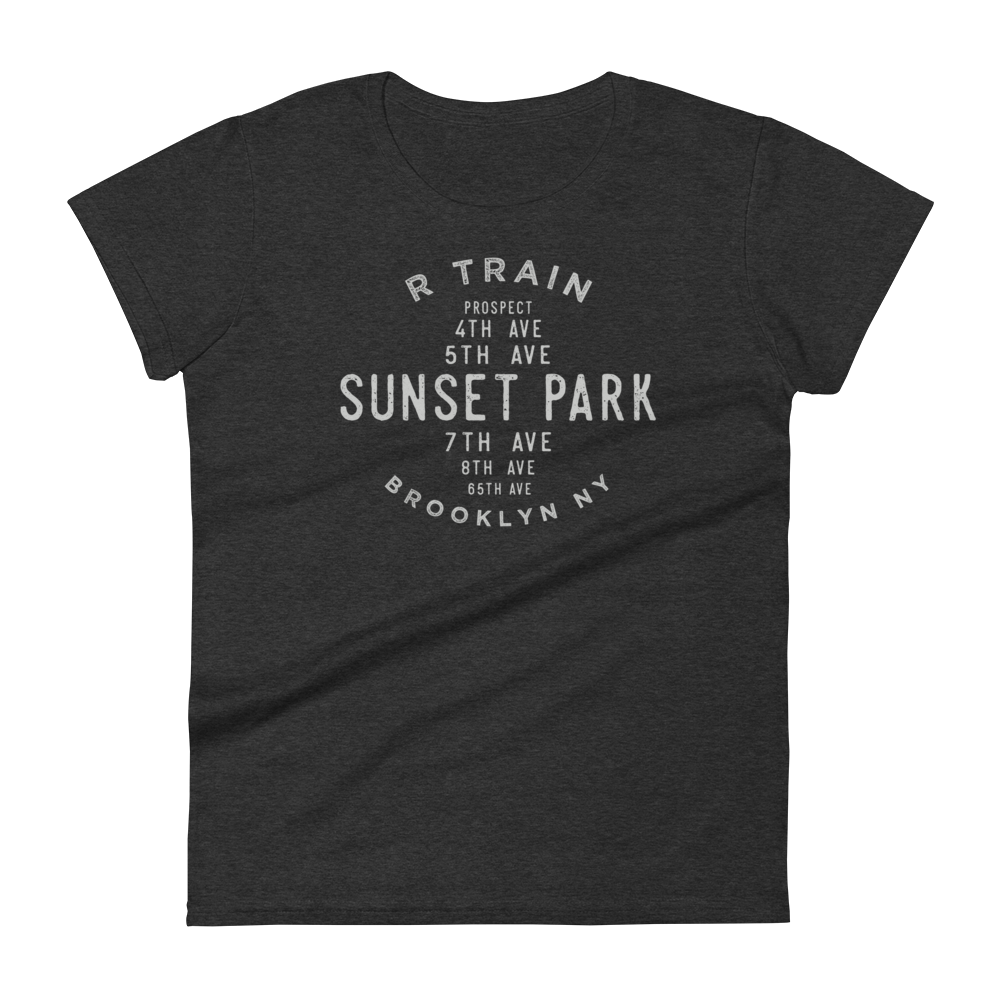 Sunset Park Brooklyn NYC Women's Grid Tee