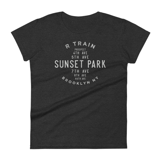 Sunset Park Brooklyn NYC Women's Grid Tee