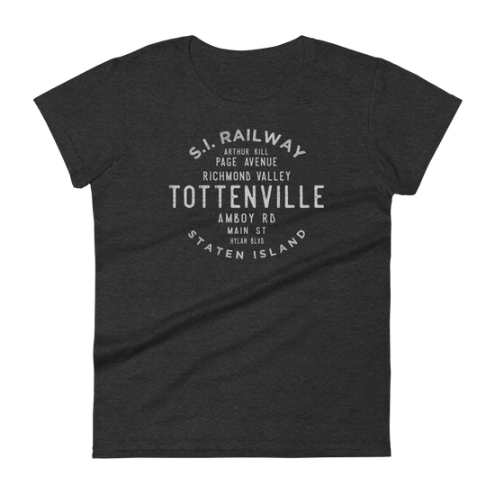 Tottenville Staten Island NYC Women's Grid Tee