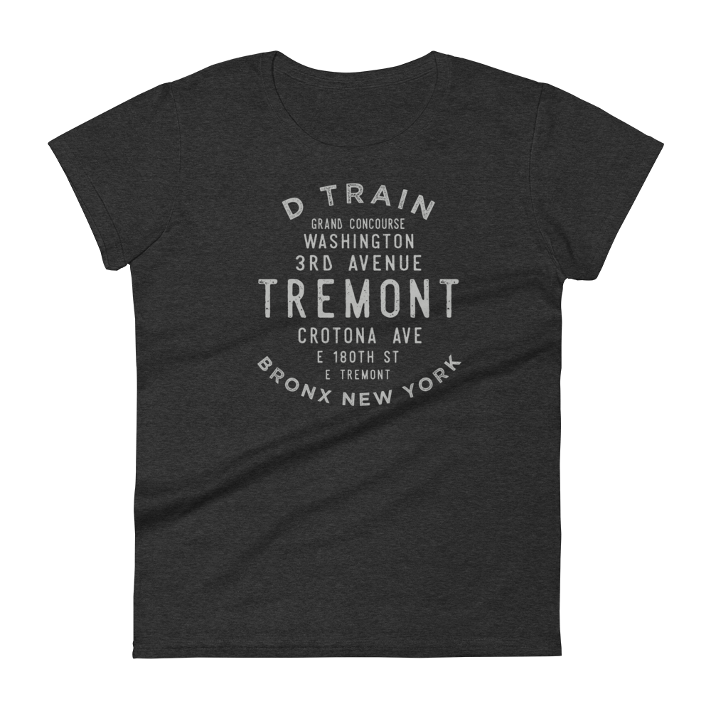 Tremont Bronx NYC Women's Grid Tee