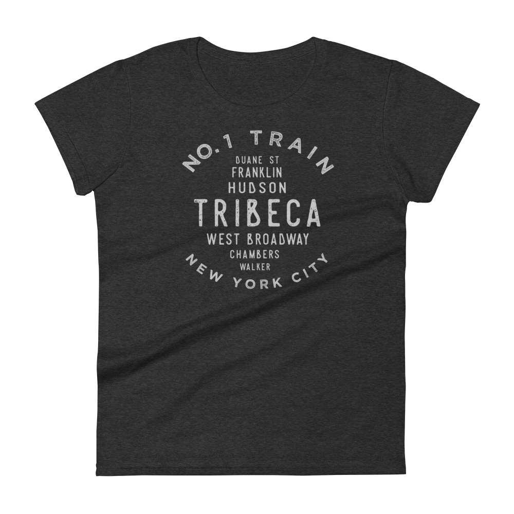 Tribeca Manhattan NYC Women's Grid Tee