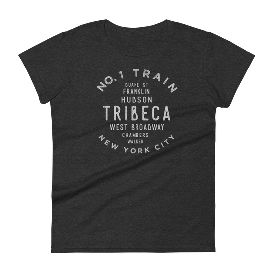 Tribeca Manhattan NYC Women's Grid Tee