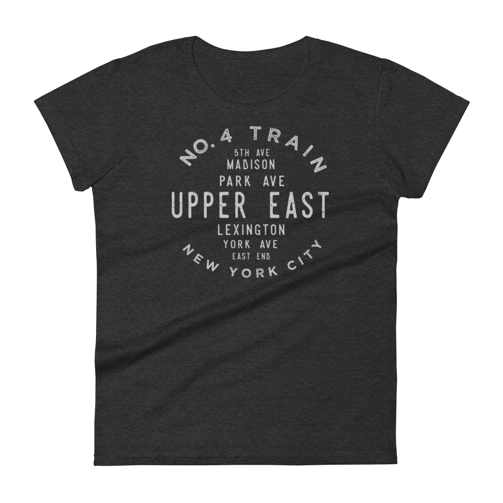 Upper East Manhattan NYC Women's Grid Tee