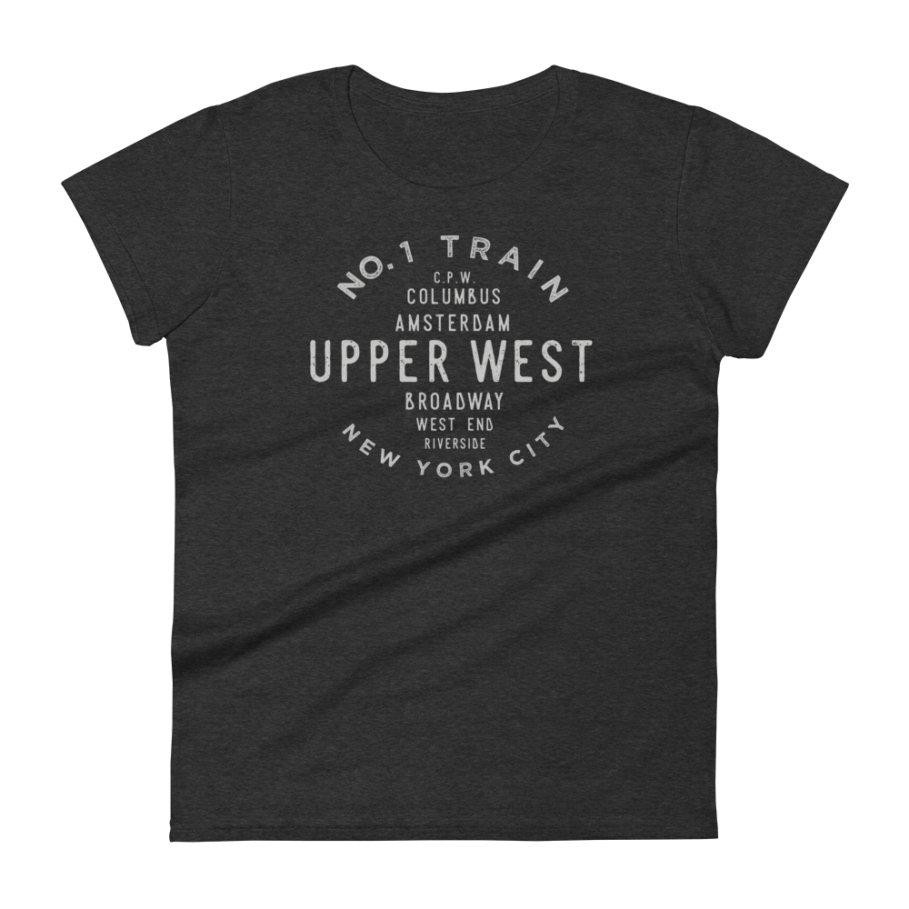 Upper West Manhattan NYC Women's Grid Tee