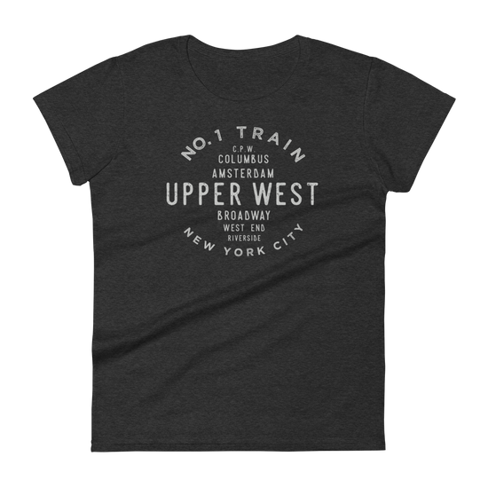 Upper West Manhattan NYC Women's Grid Tee