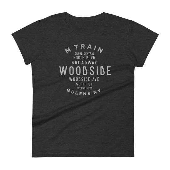 Woodside Queens NYC Women's Grid Tee