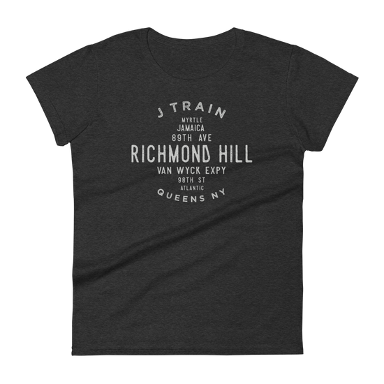 Richmond Hill Queens NYC Women's Grid Tee