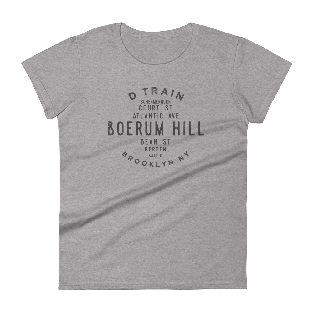 Boerum Hill Brooklyn NYC Women's Grid Tee