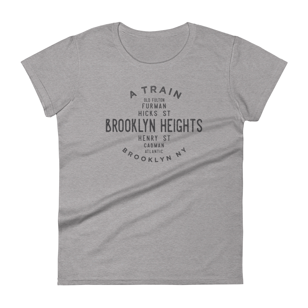 Brooklyn Heights Brooklyn NYC Women's Grid Tee