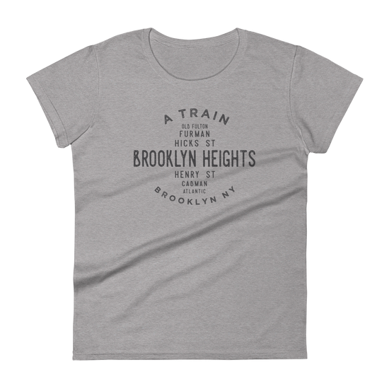 Brooklyn Heights Brooklyn NYC Women's Grid Tee