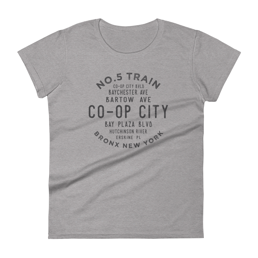 Co-op City Queens NYC Women's Grid Tee