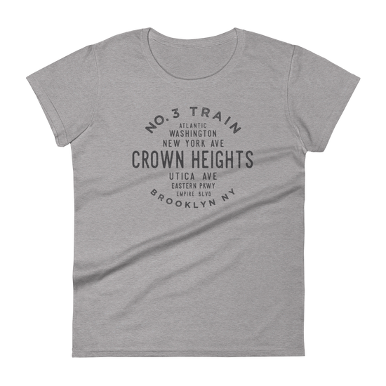 Crown Heights Brooklyn NYC Women's Grid Tee