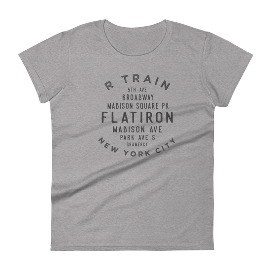 Flatiron Manhattan NYC Women's Grid Tee