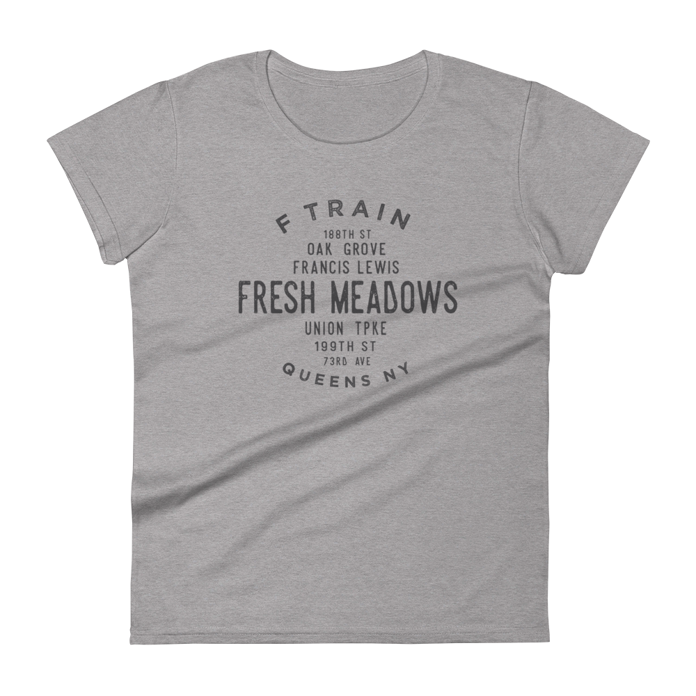 Fresh Meadows Queens NYC Women's Grid Tee