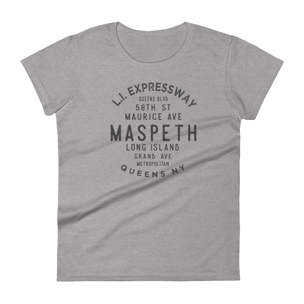 Maspeth Queens NYC Women's Grid Tee