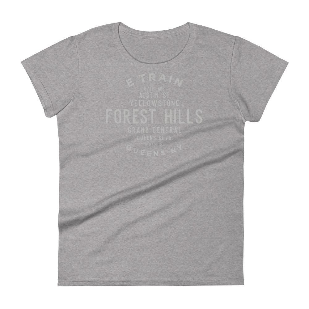 Forest Hills Queens NYC Women's Grid Tee