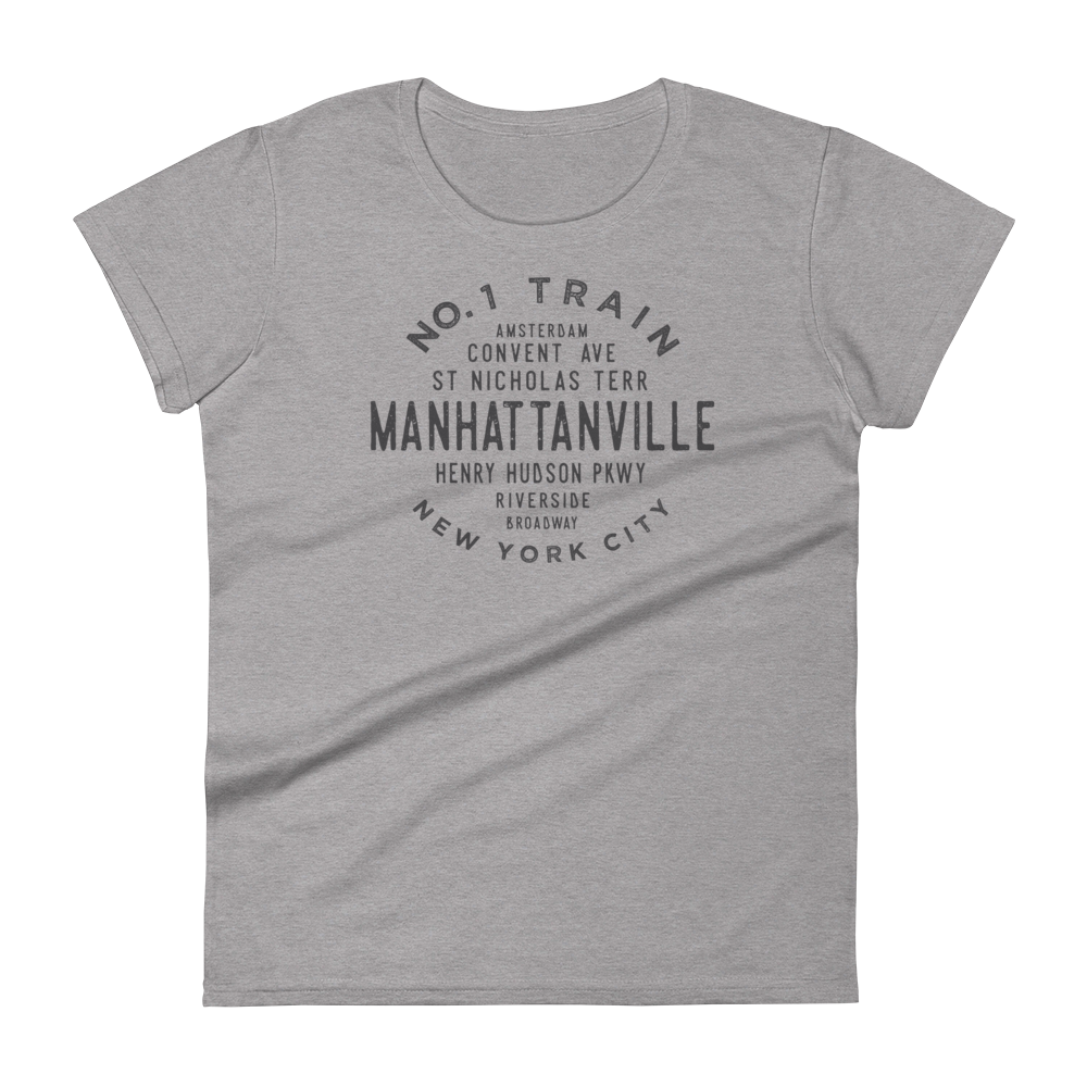 Manhattanville Manhattan NYC Women's Grid Tee