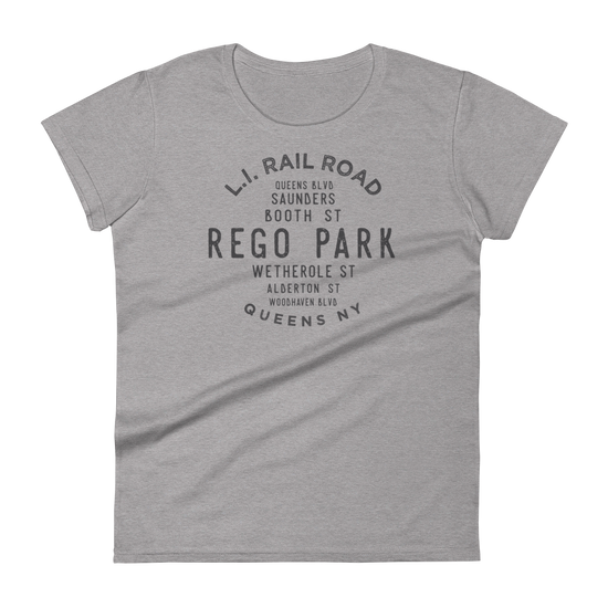 Rego Park Queens NYC Women's Grid Tee