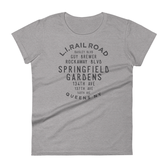 Springfield Gardens Queens NYC Women's Grid Tee