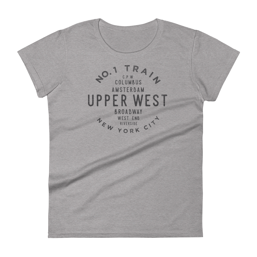 Upper West Manhattan NYC Women's Grid Tee