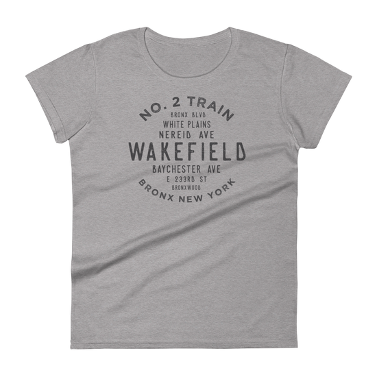 Wakefield Bronx NYC Women's Grid Tee