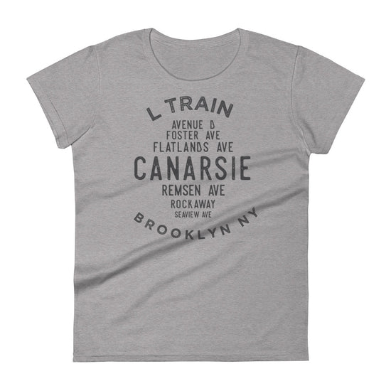 Canarsie Brooklyn NYC Women's Grid Tee