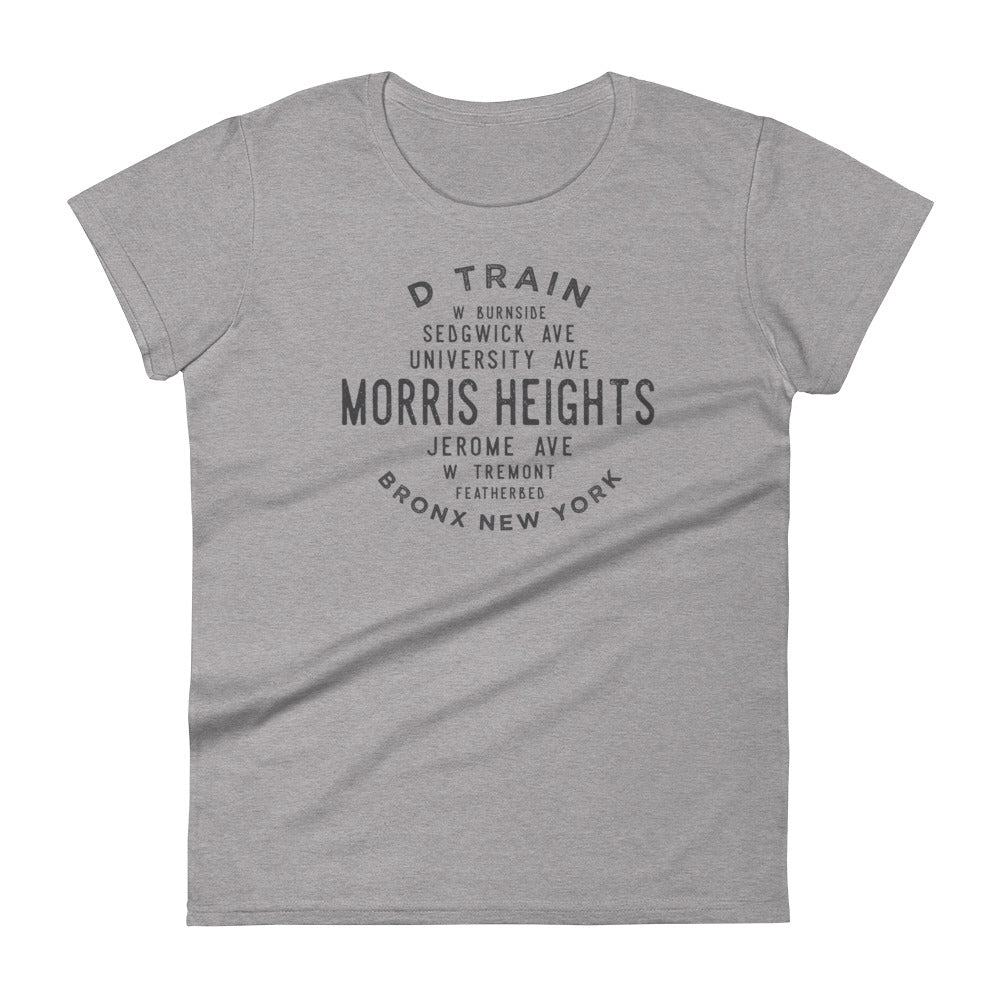 Morris Heights Bronx NYC Women's Grid Tee