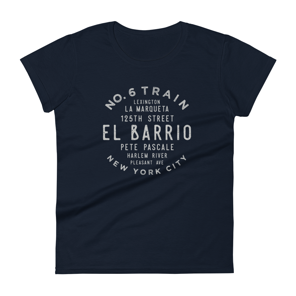 El Barrio Manhattan NYC Women's Grid Tee