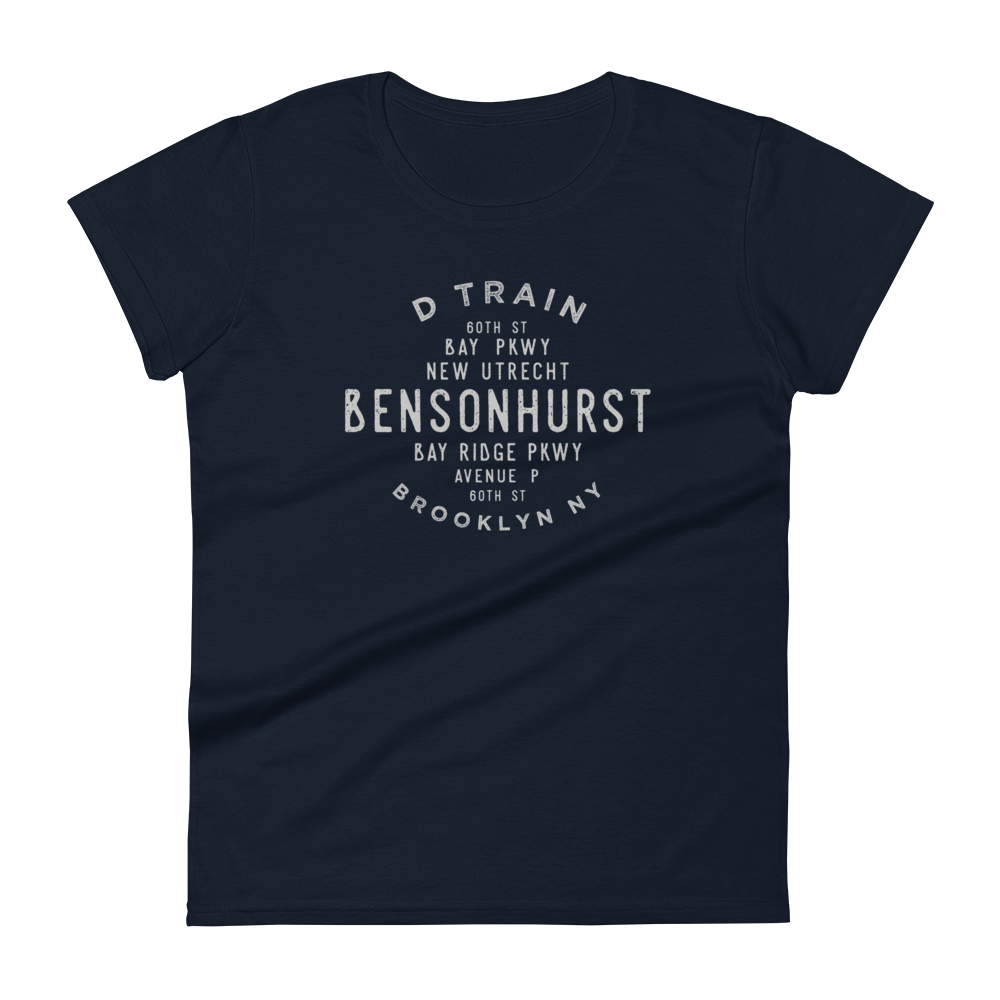 Bensonhurst Brooklyn NYC Women's Grid Tee