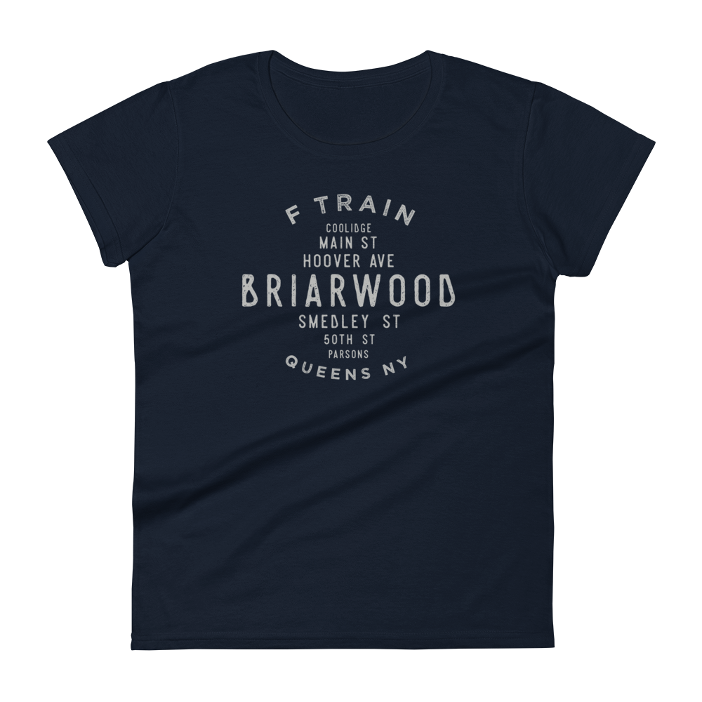 Briarwood Queens NYC Women's Grid Tee