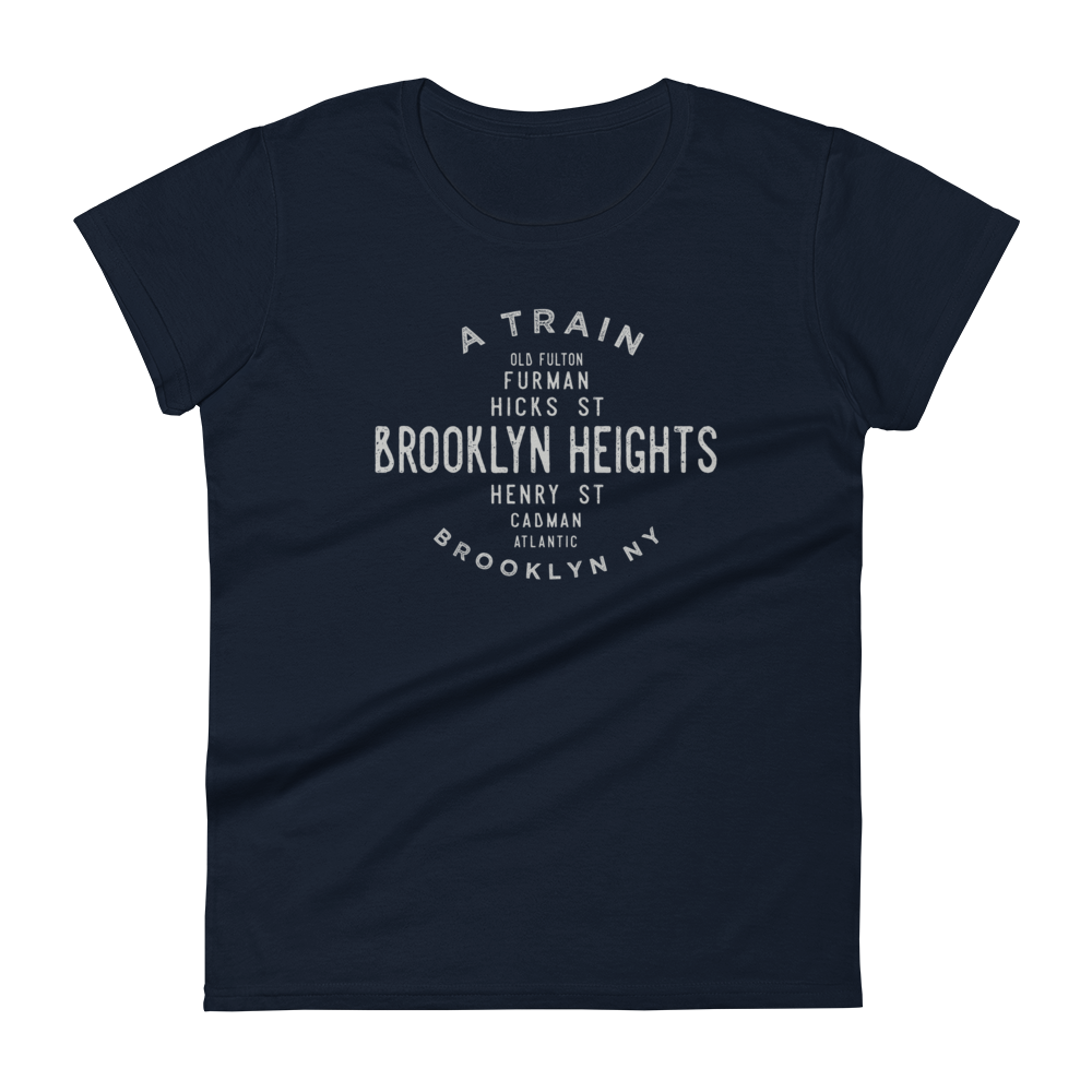 Brooklyn Heights Brooklyn NYC Women's Grid Tee