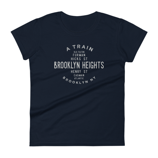 Brooklyn Heights Brooklyn NYC Women's Grid Tee