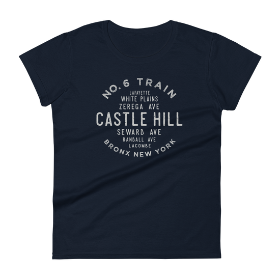 Castle Hill Bronx NYC Women's Grid Tee