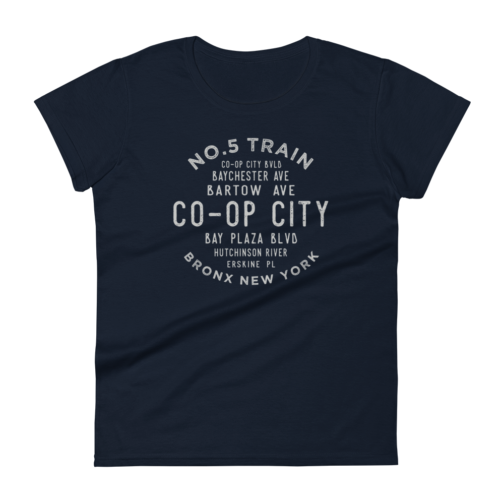 Co-op City Queens NYC Women's Grid Tee