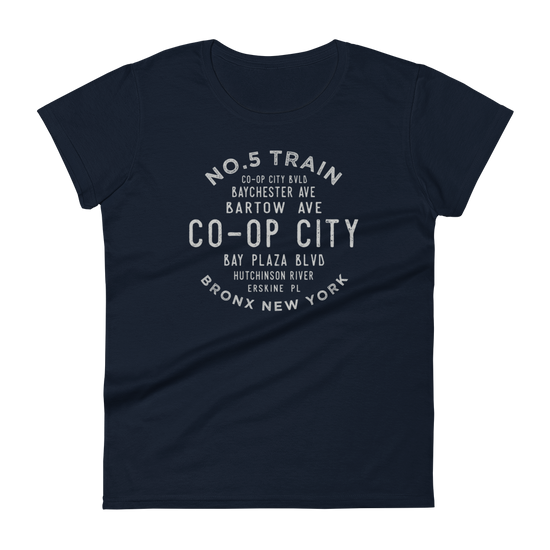 Co-op City Queens NYC Women's Grid Tee